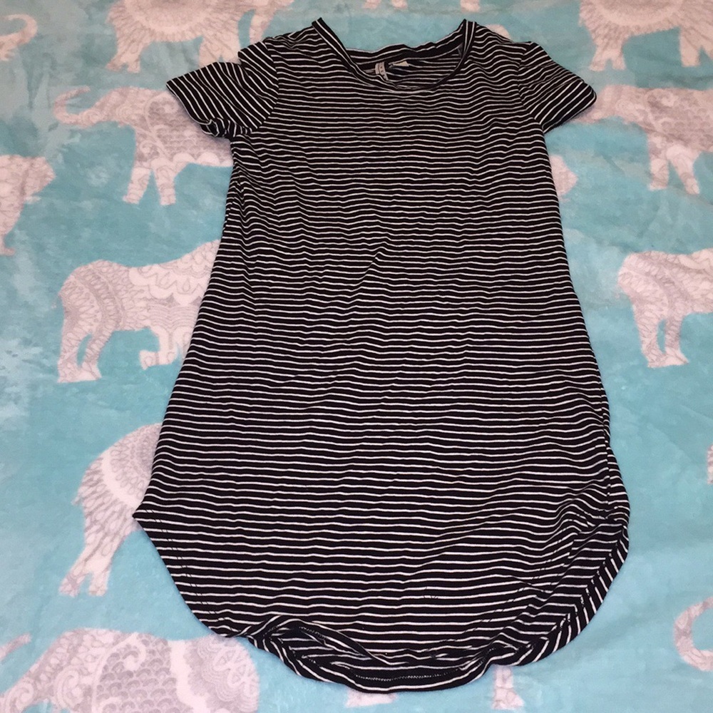 Black and White stripe dress